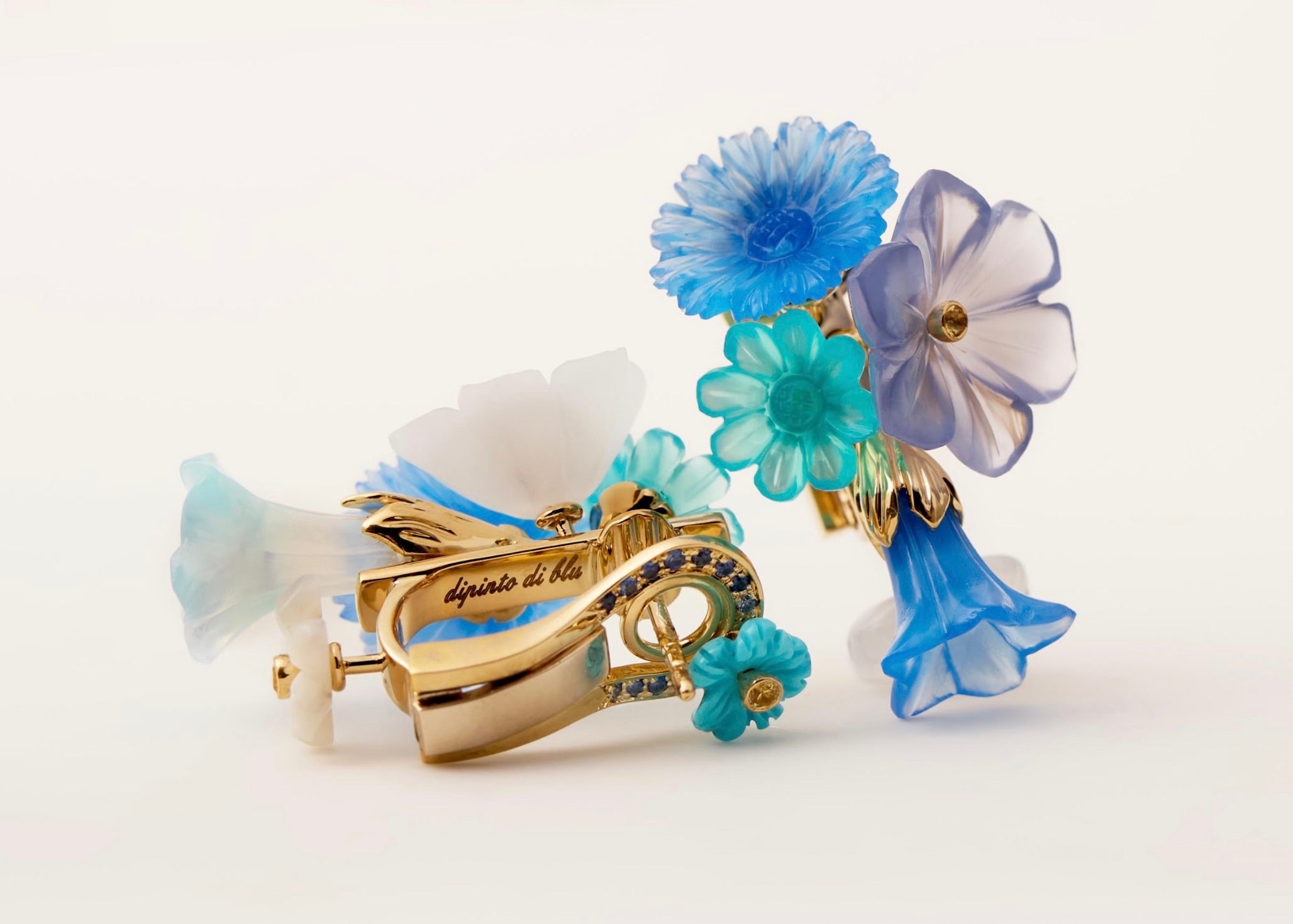 In the blue painted blue