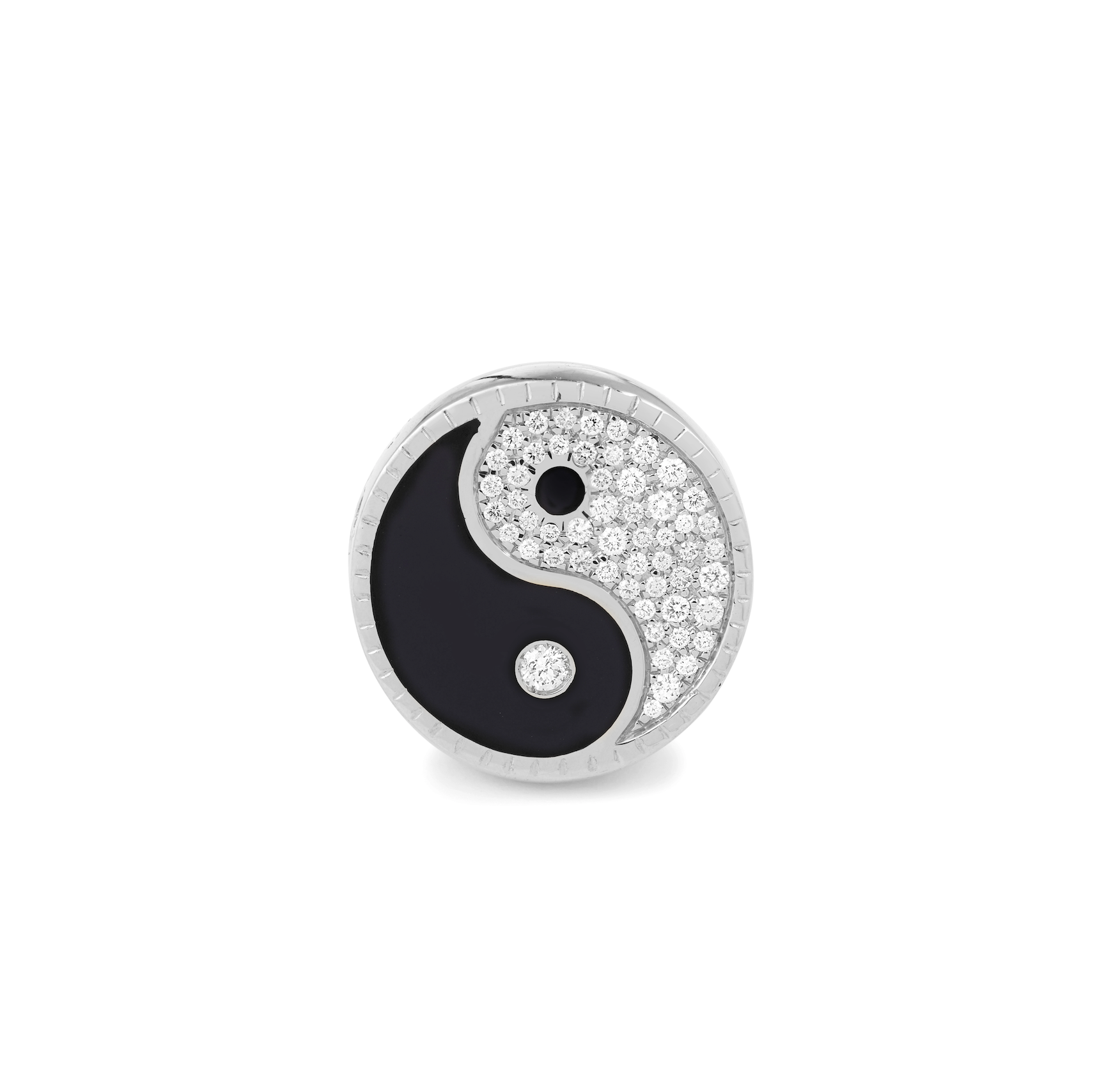 Ying Yang Signet Large Silver