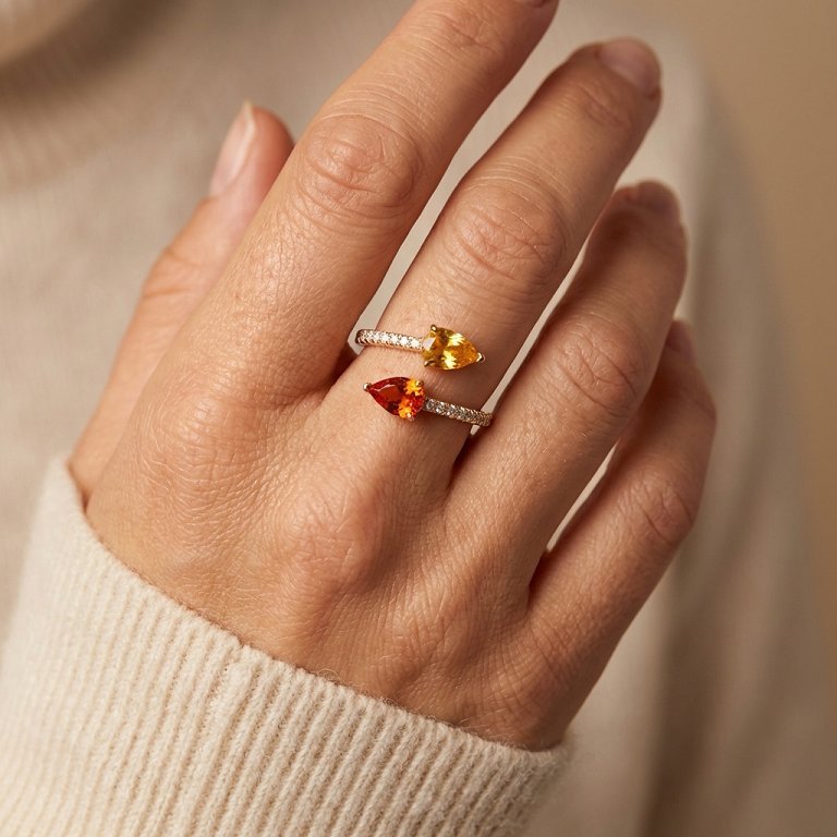 Surprise Vis-á-Vis Ring Gelb/Orange