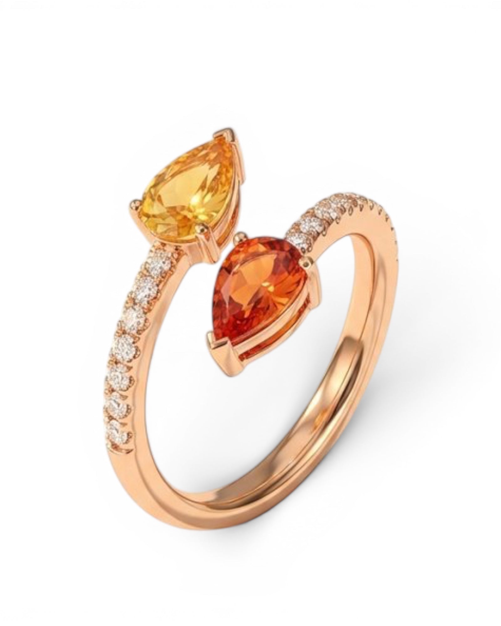 Surprise Vis-á-Vis Ring Gelb/Orange