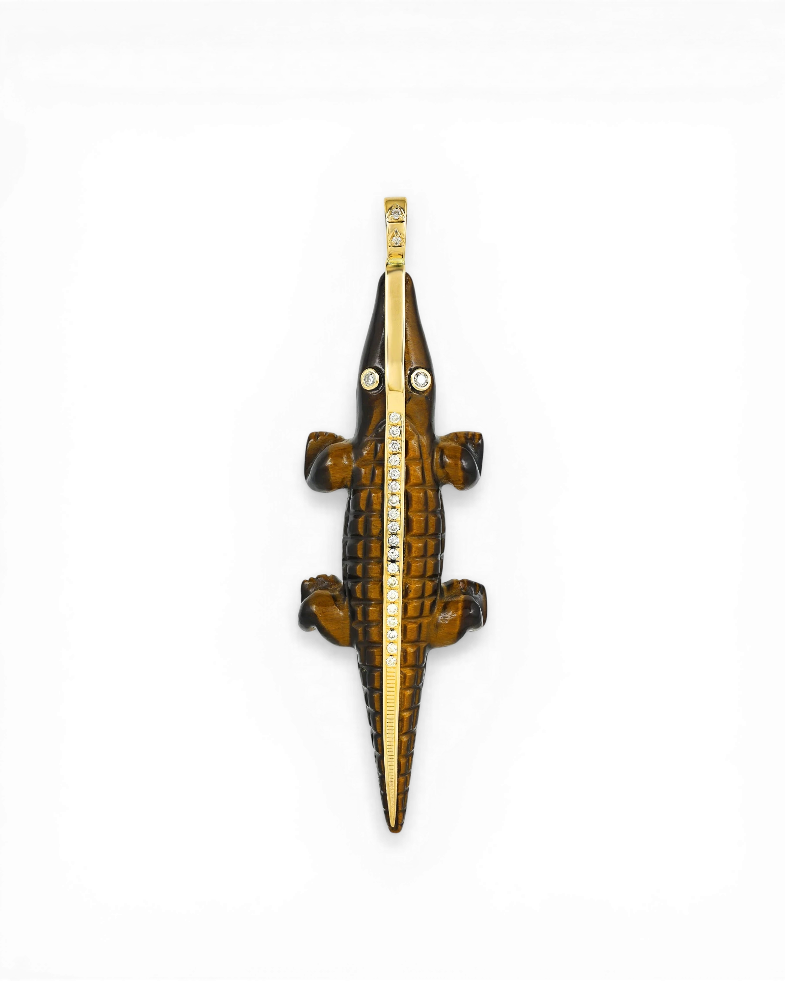 Croco Pendant Tiger's Eye