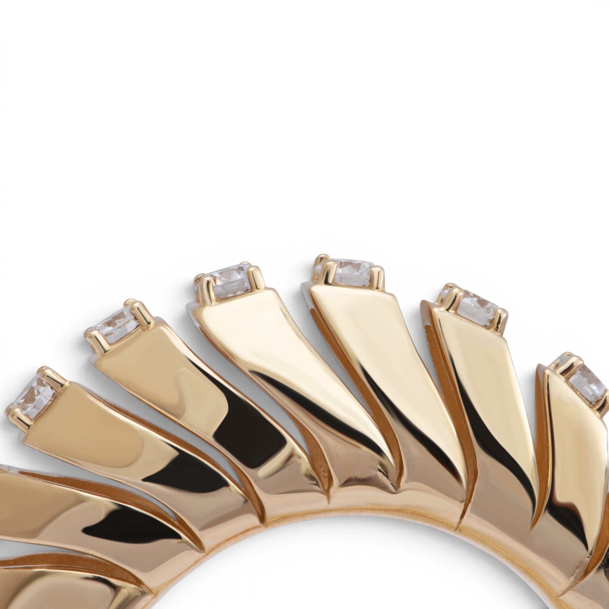 Equation Ring, Diamonds Gelbgold