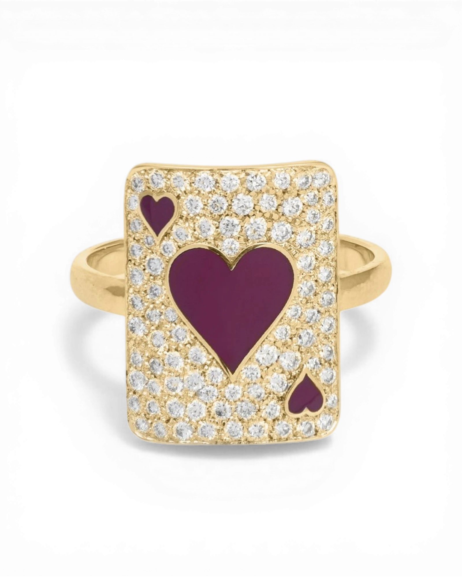 Pinky Lovely Soul Ring Yellow Gold