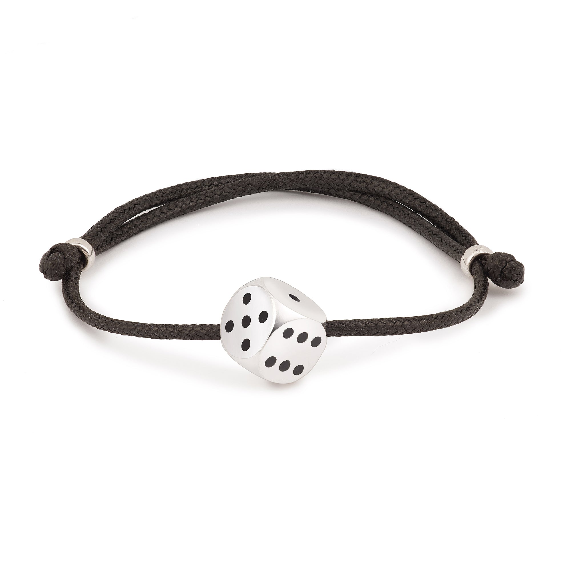 Mini Hazard Silver Diamonds Bracelets