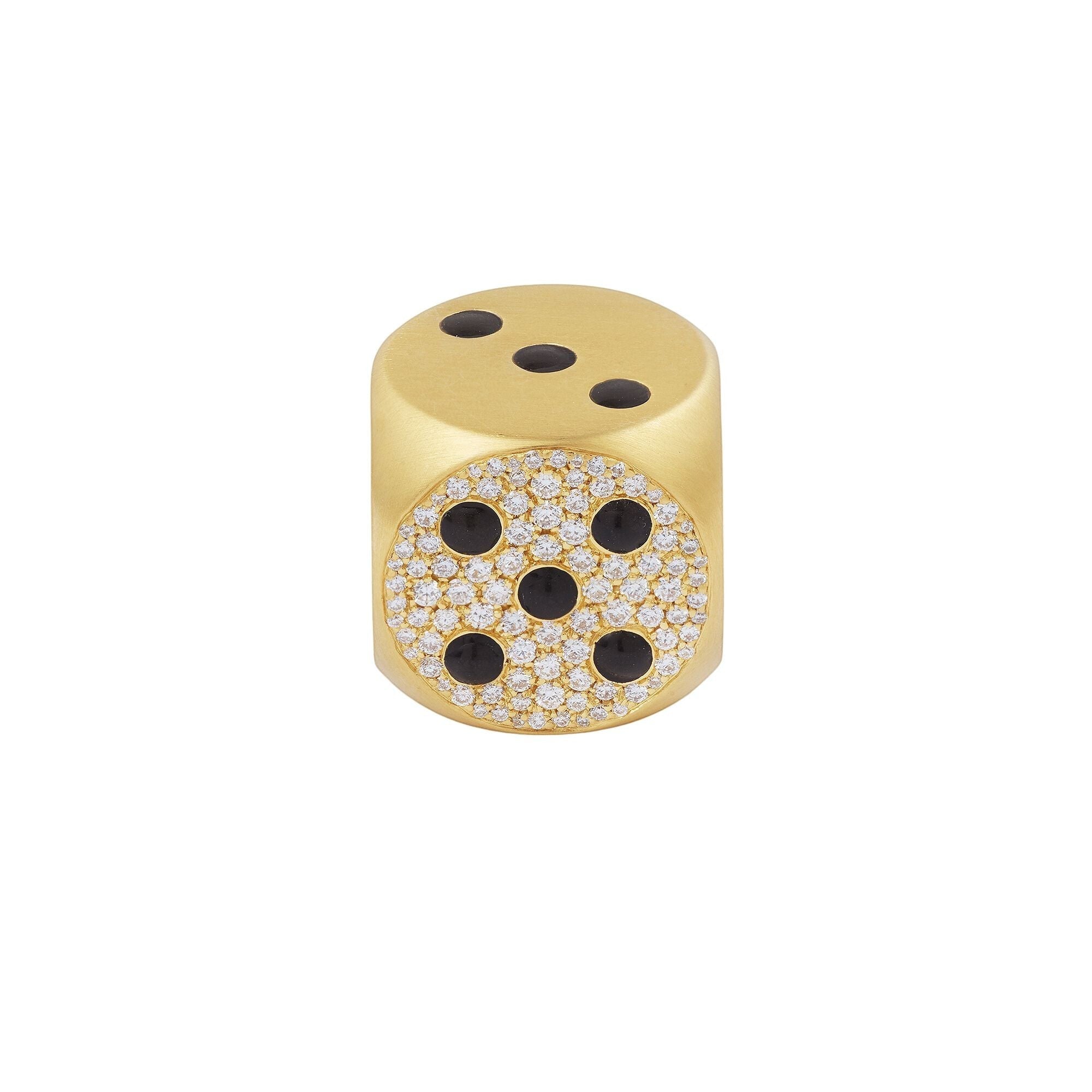Mini Hasard Ring Yellow Gold