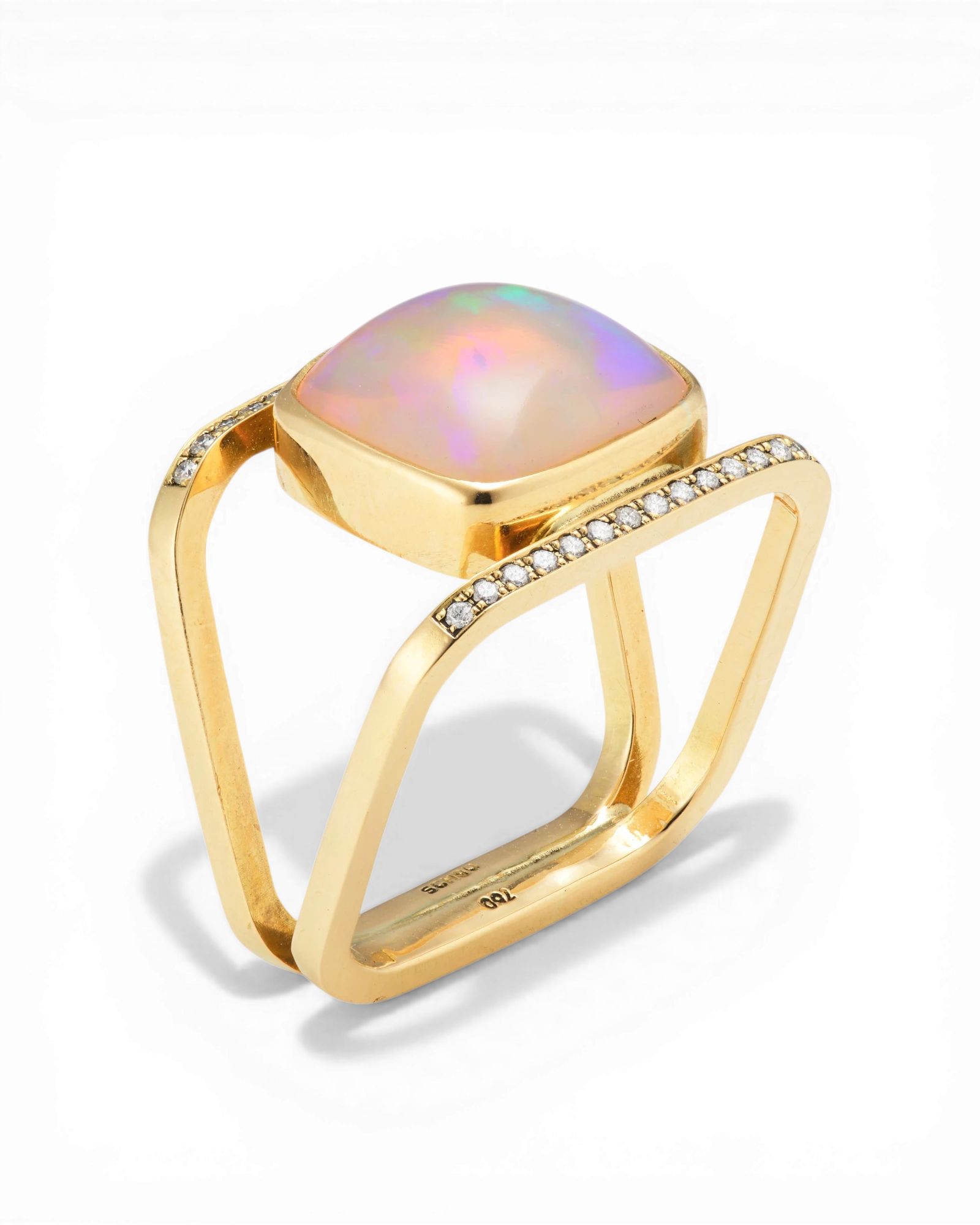 Square double ring