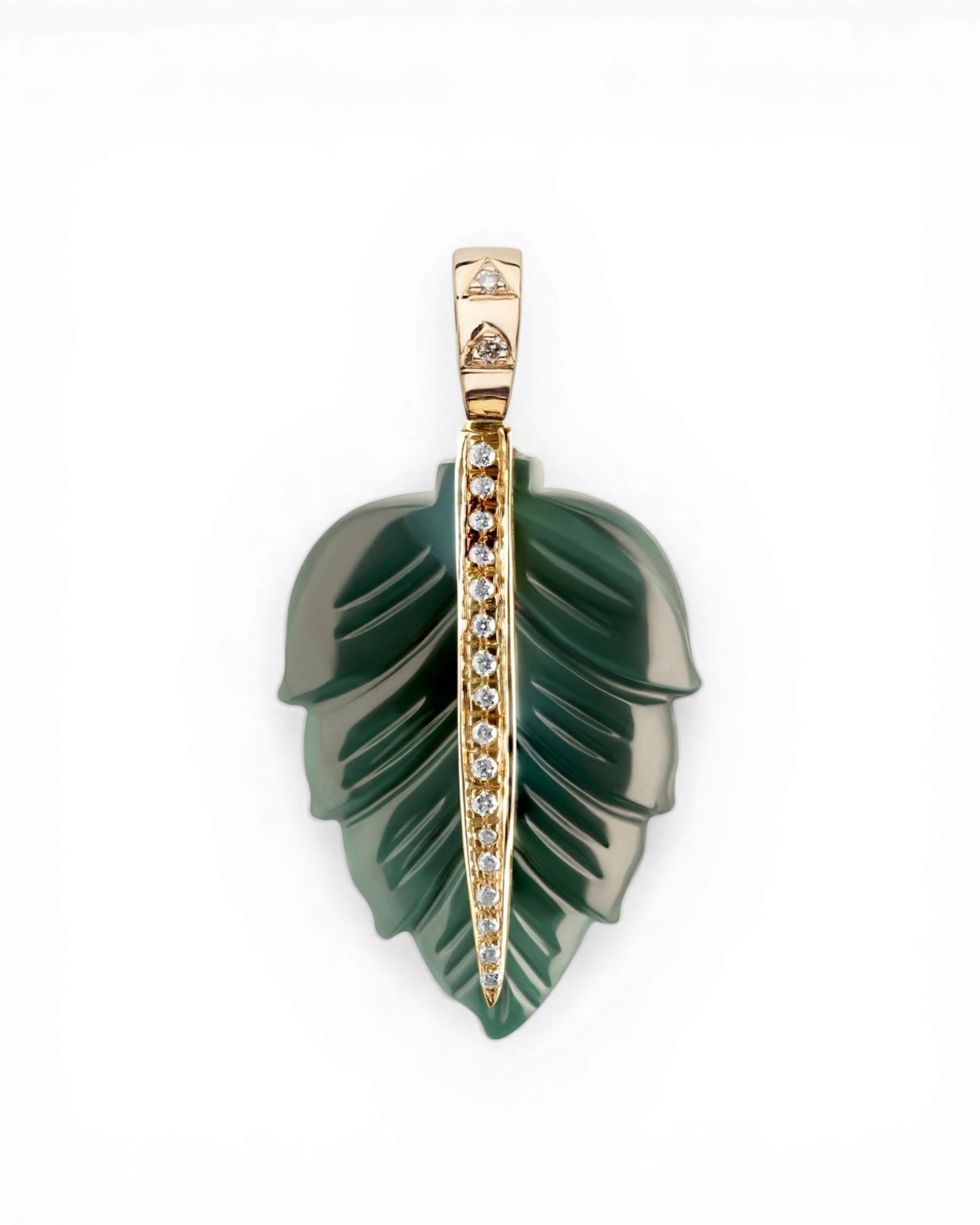 Pendant Flowerleaf Malachite