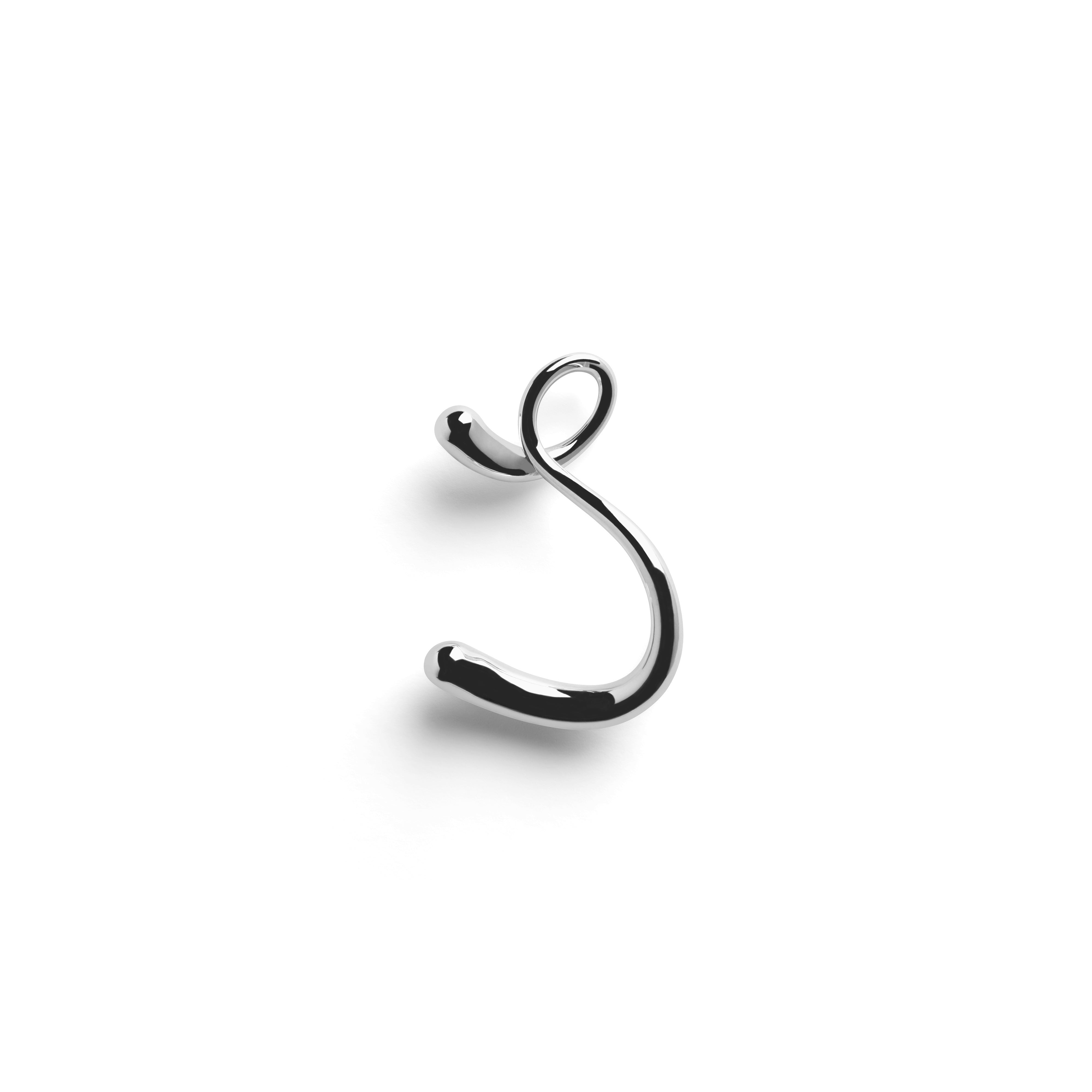 Round Letter Chain Dark Brown