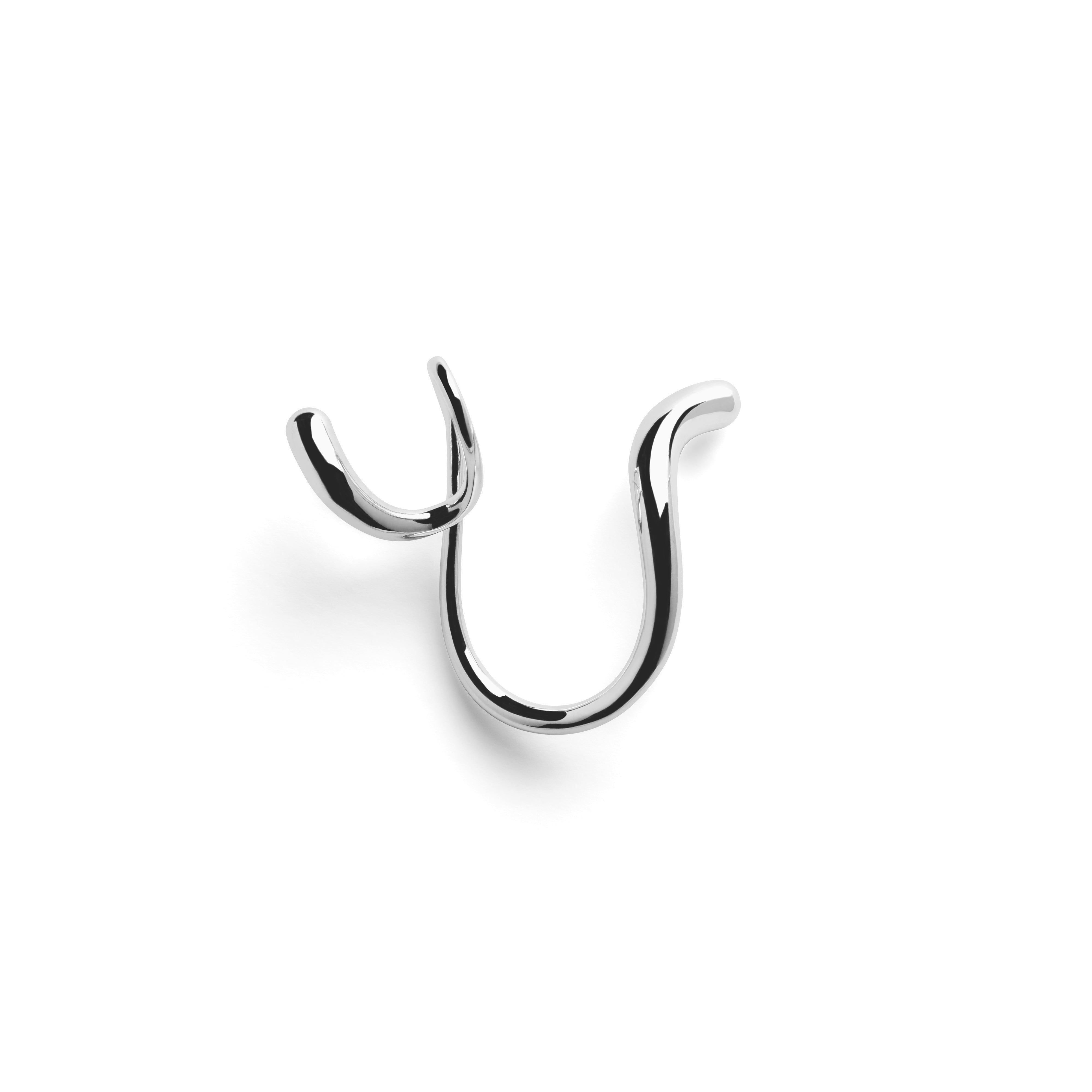 Round Letter Chain Beige