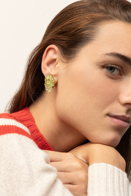 Peace is within - Flower earrings