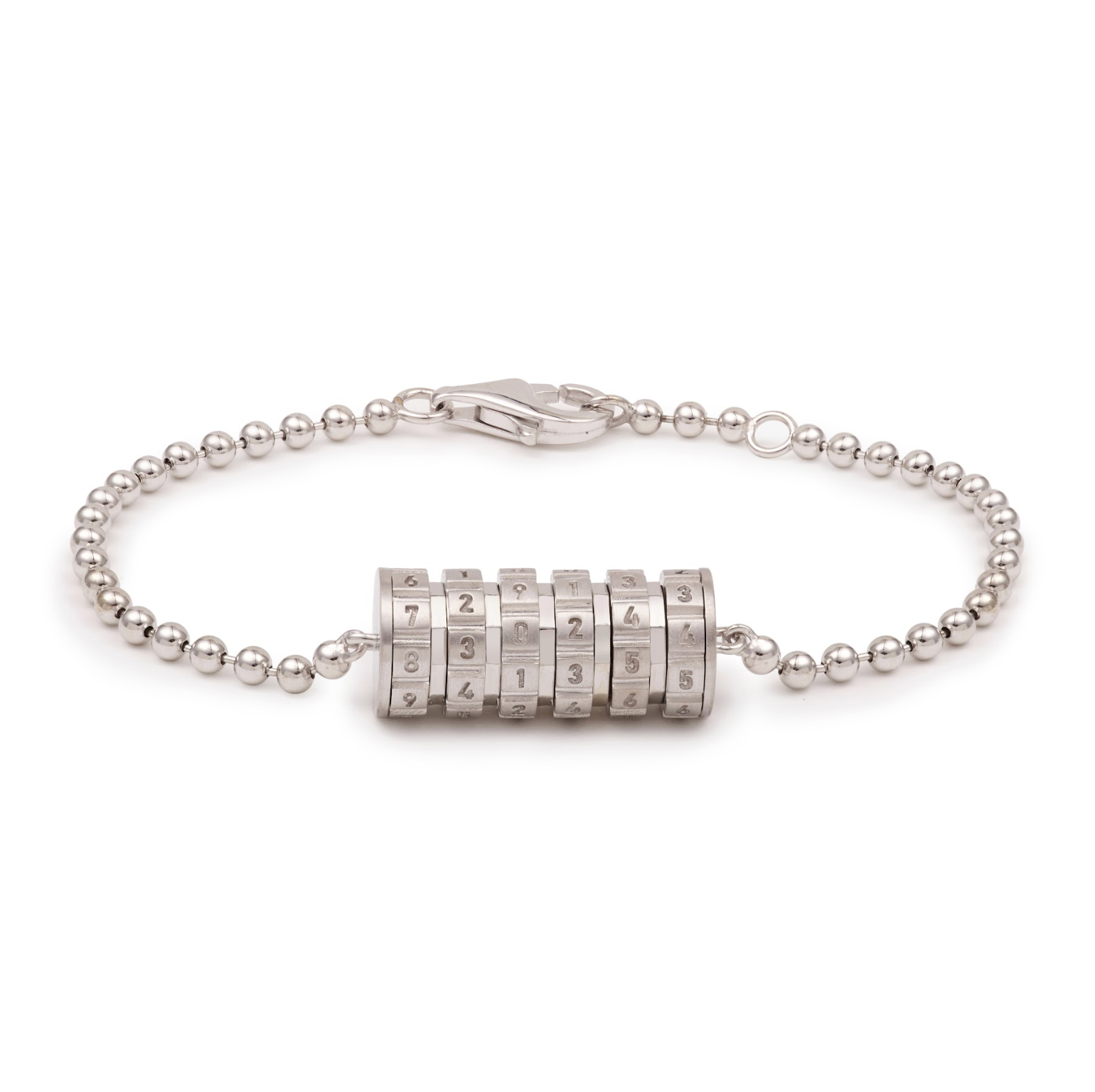 Numbers Bracelets Silver