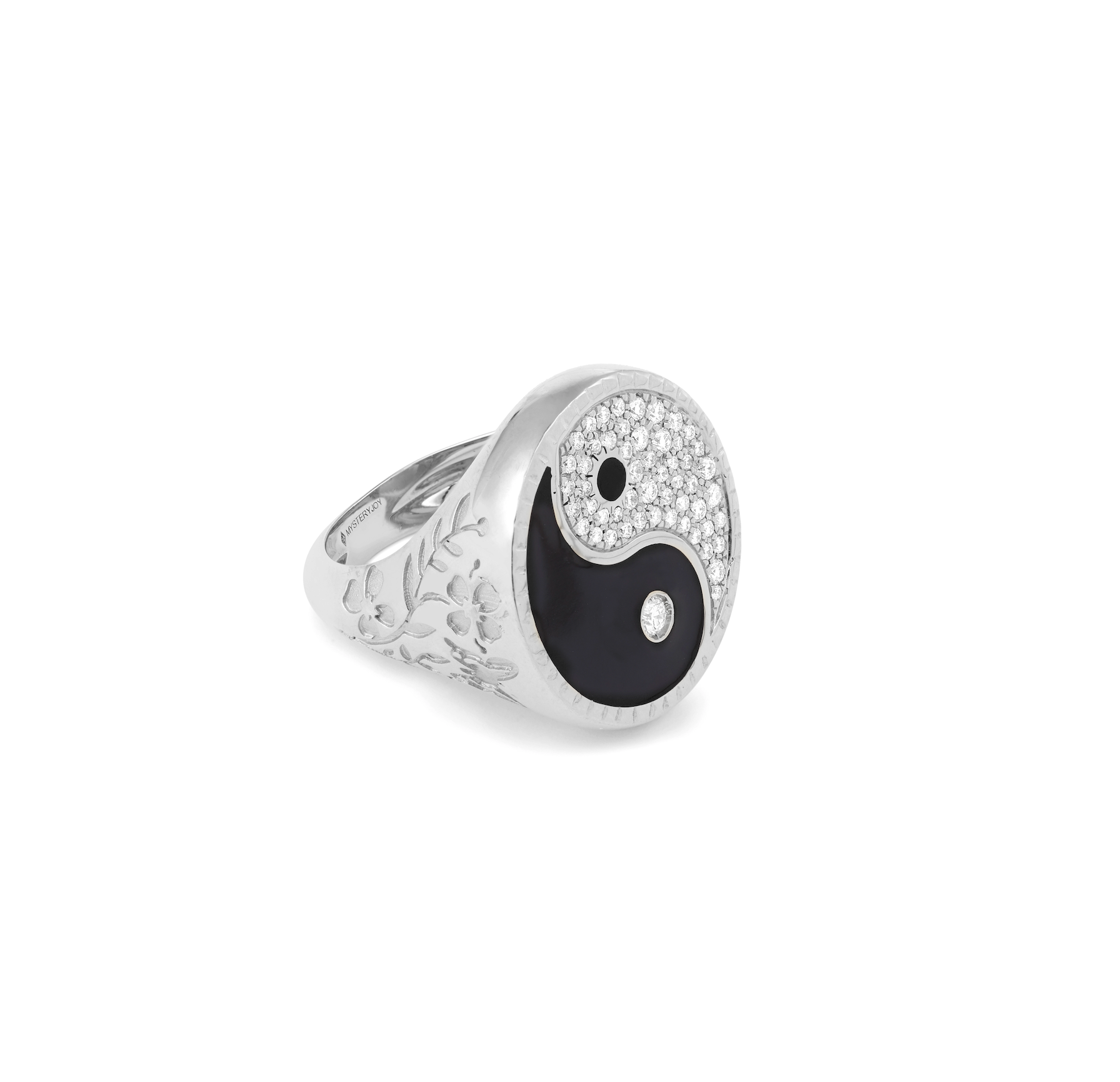 Ying Yang Signet Large Silver