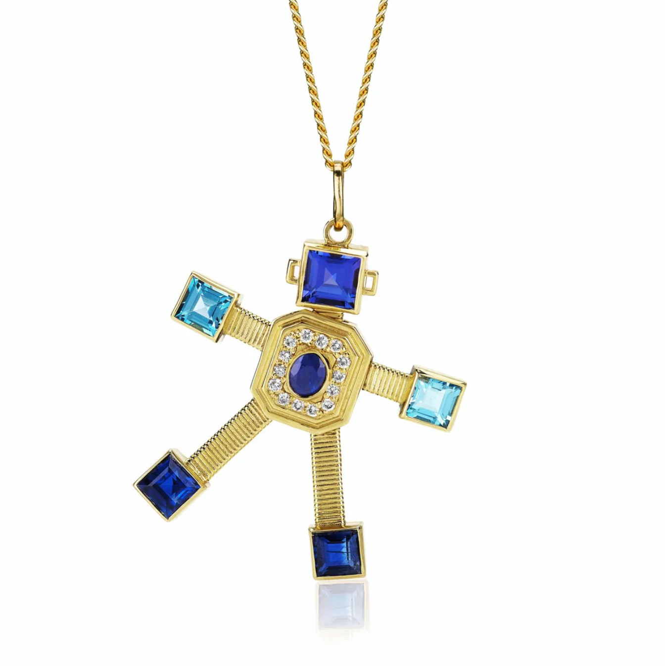 Denim maxi pendant devr 21