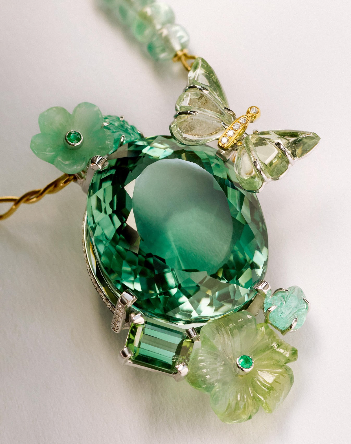 Green is nature's confession, and its purity an example for the soul.