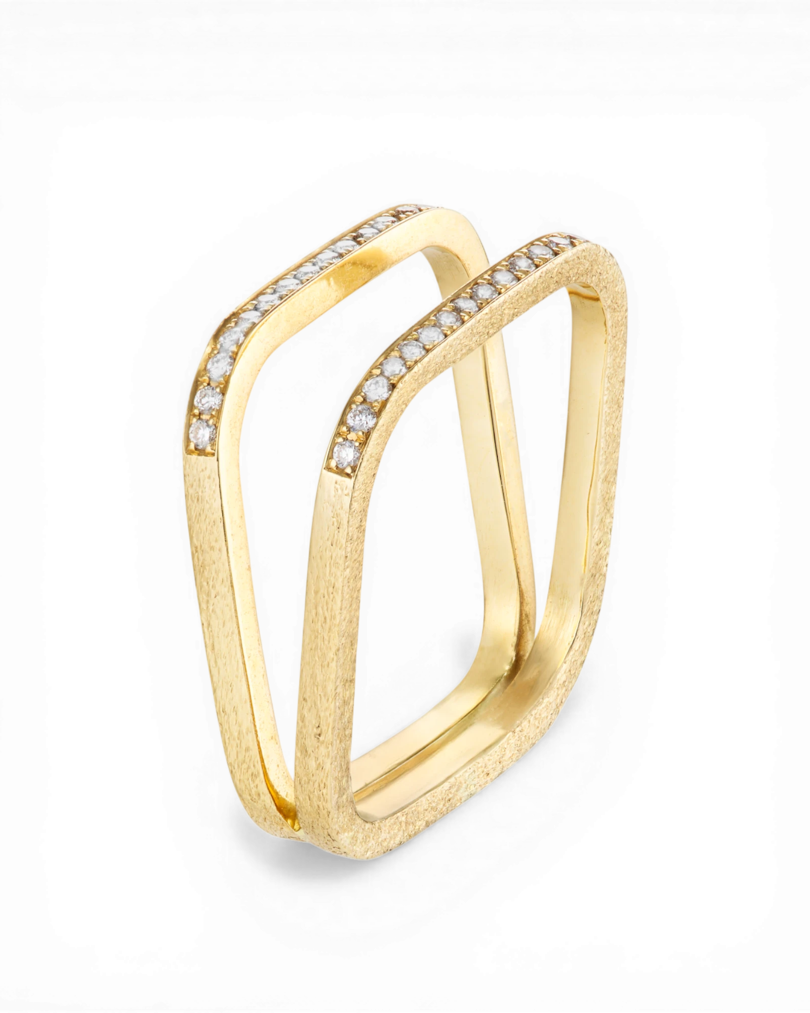 Square double ring