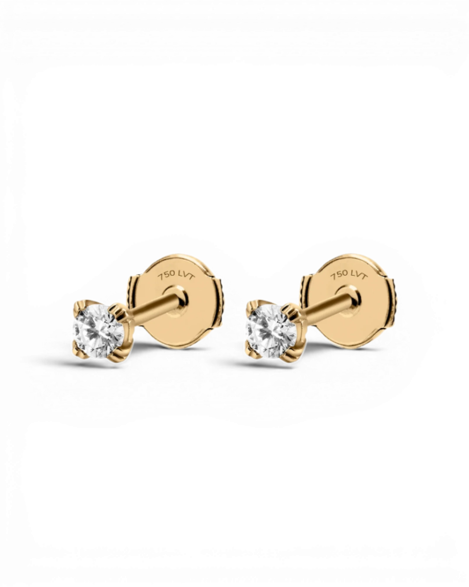 Synergy Diamond Stud Earrings in Gold
