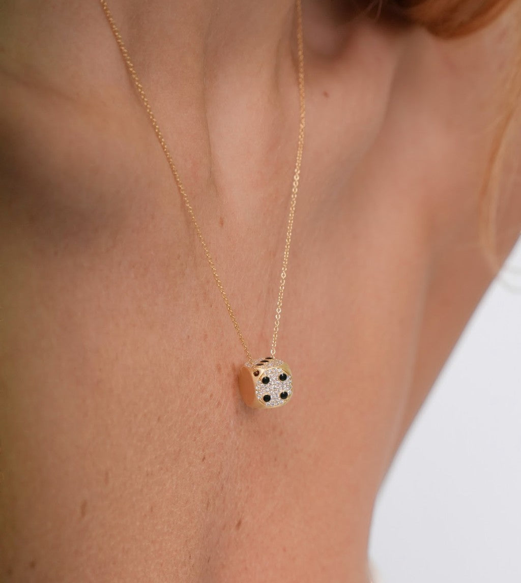 Mini Hazard Chain Yellow Gold