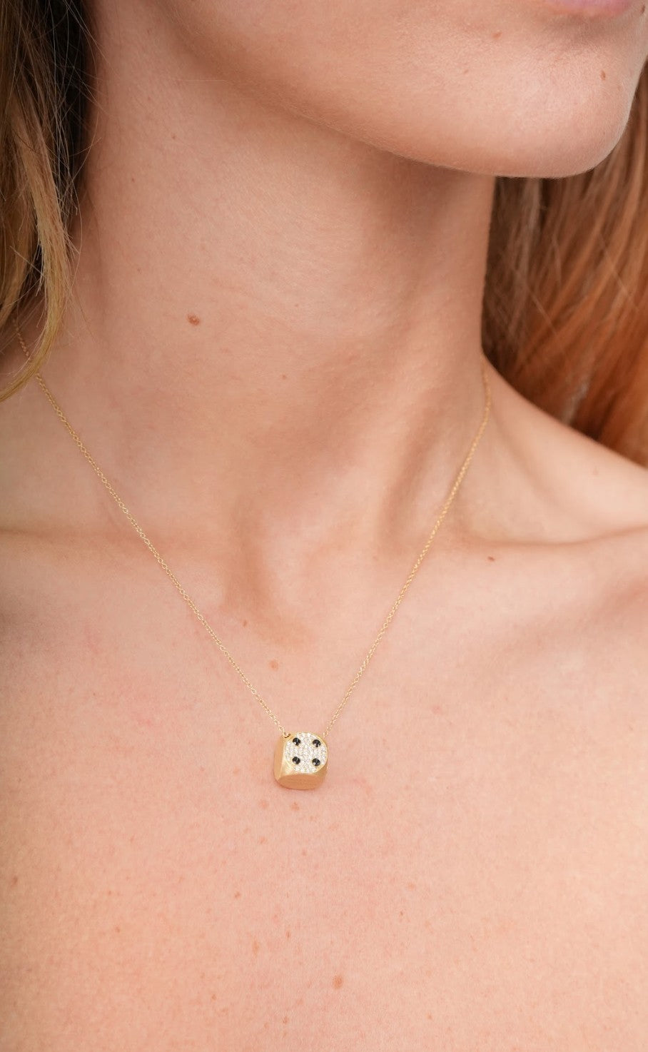 Mini Hazard Chain Yellow Gold