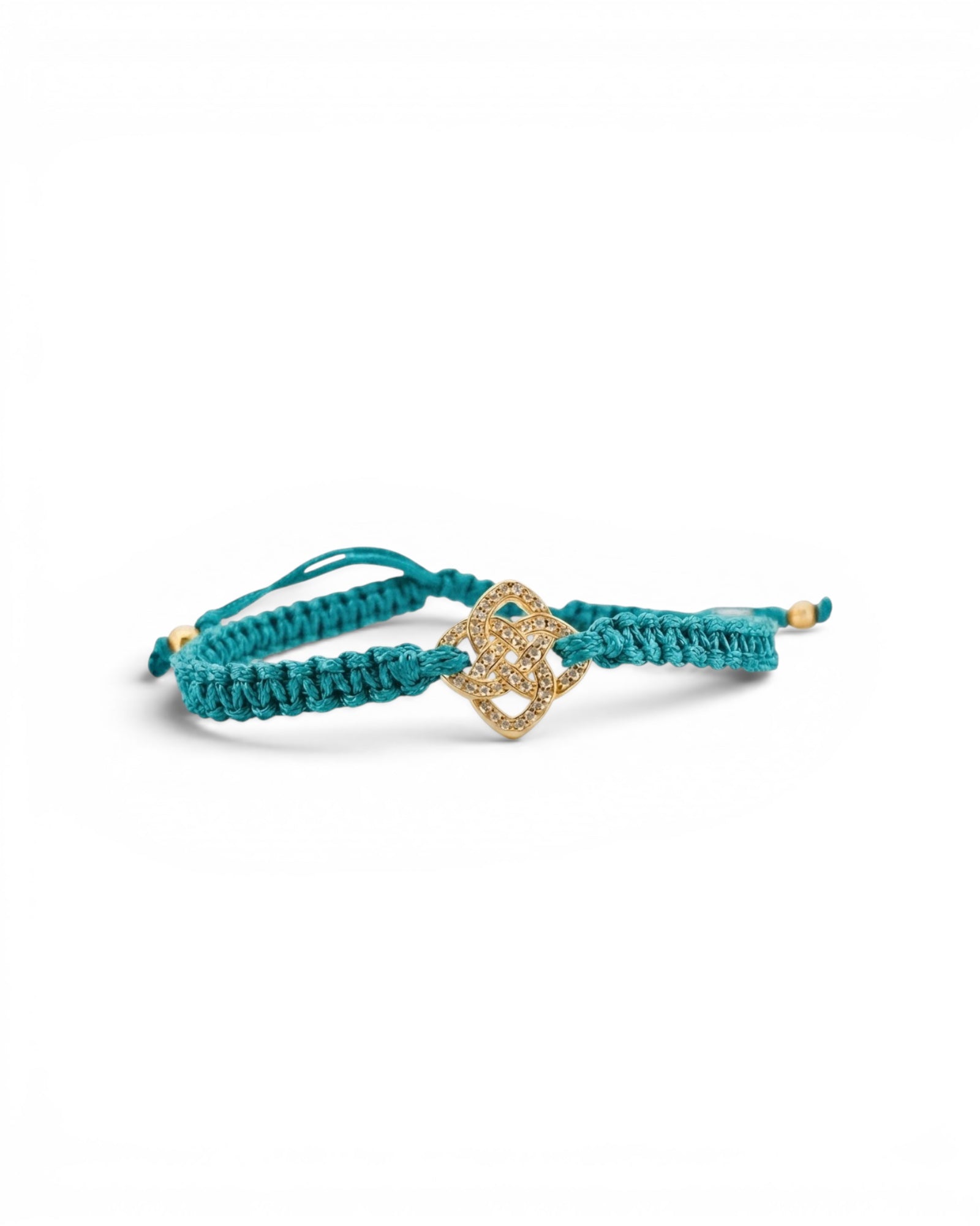 Elements Armschmuck Macramé - Gelbgold