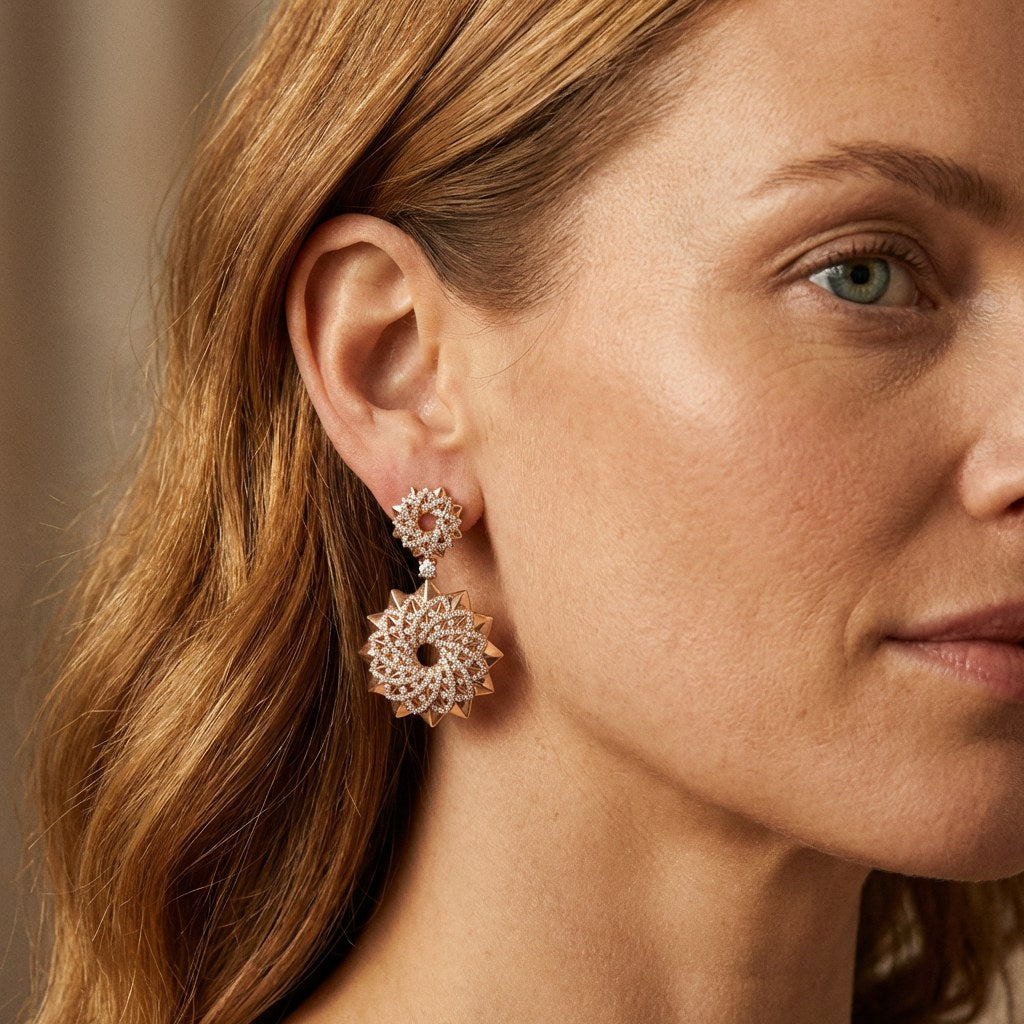 Artichoke Drop Earrings