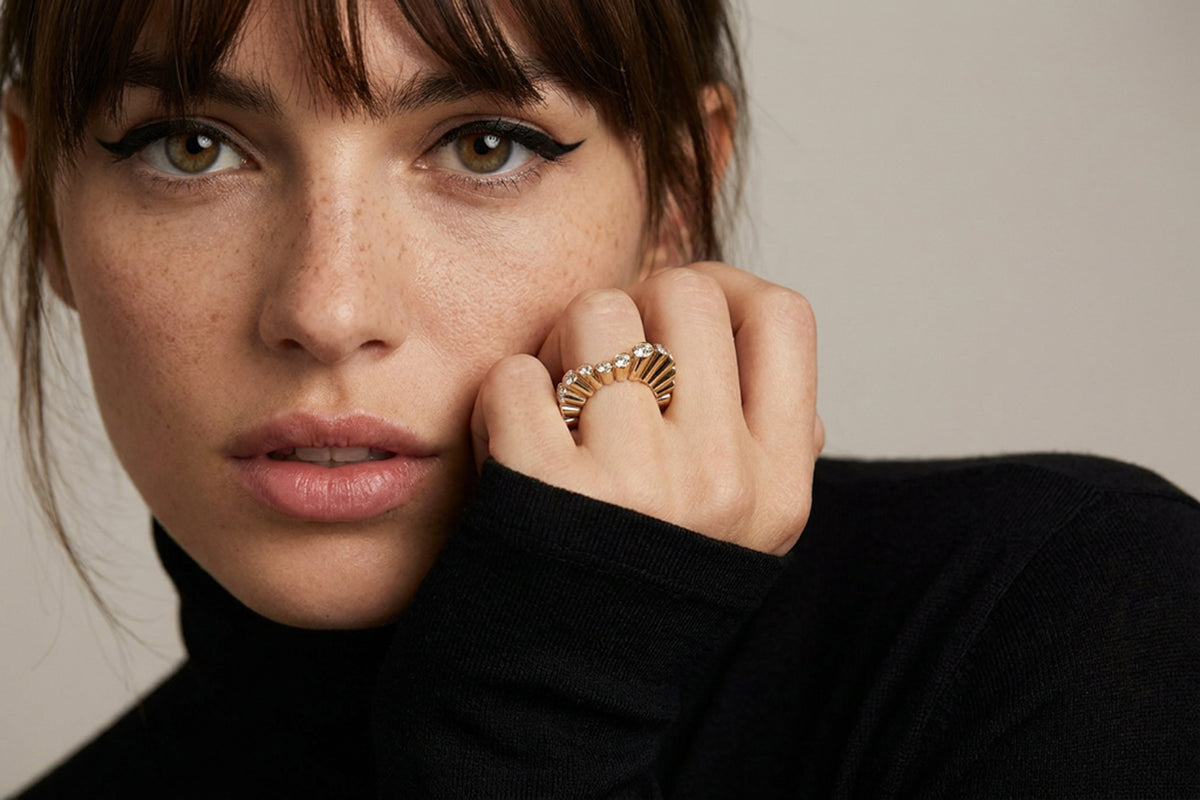 Serti Clos Ring, Small