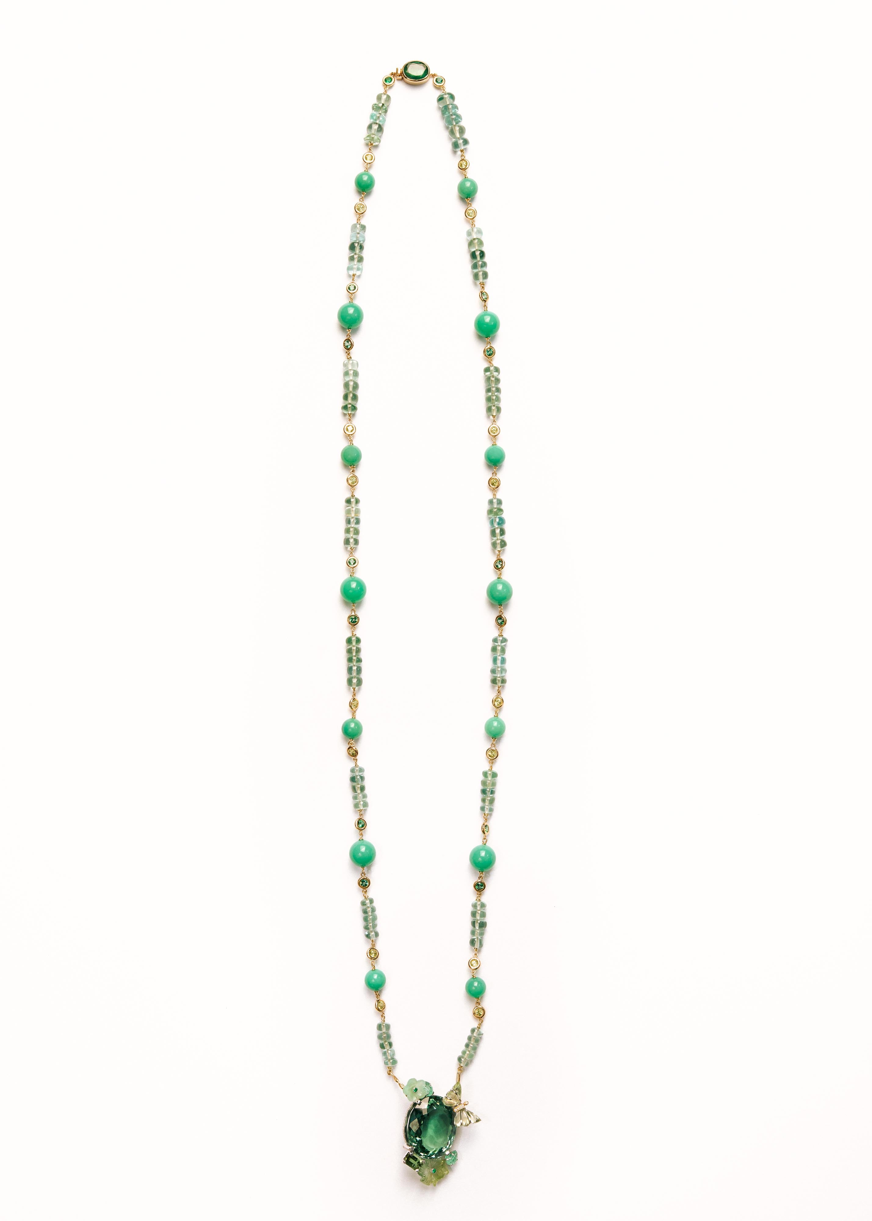 Green is nature's confession, and its purity an example for the soul.