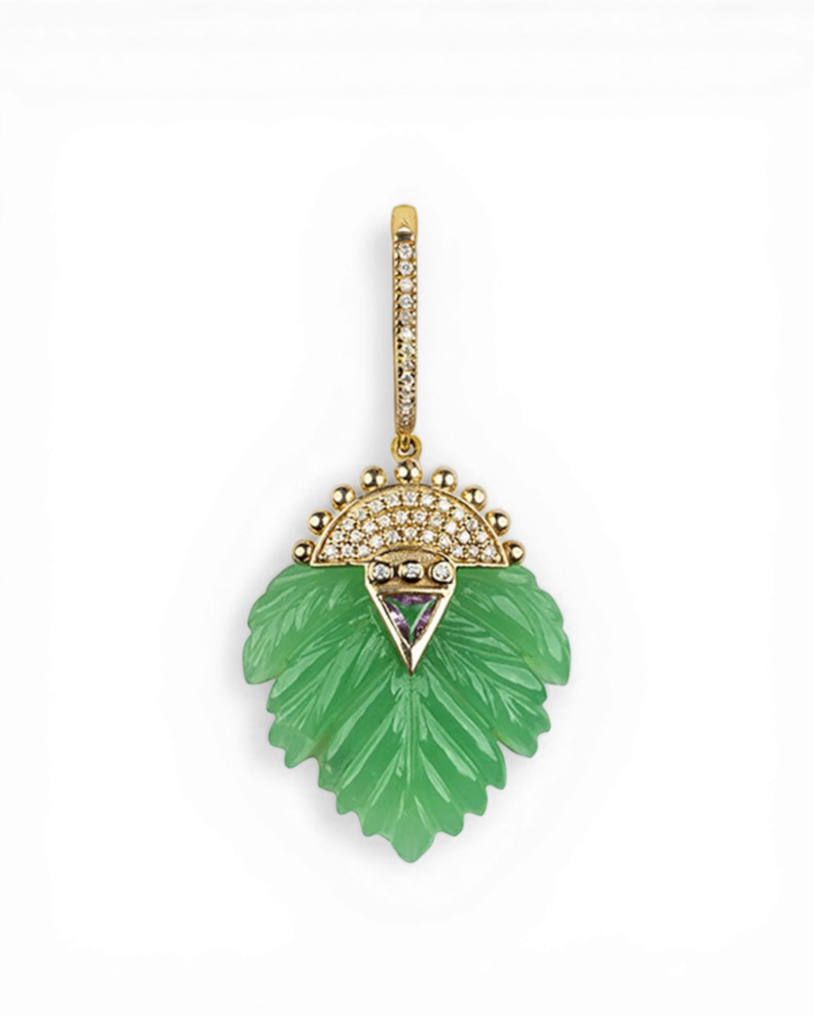 ISIS Chrysoprase Earrings