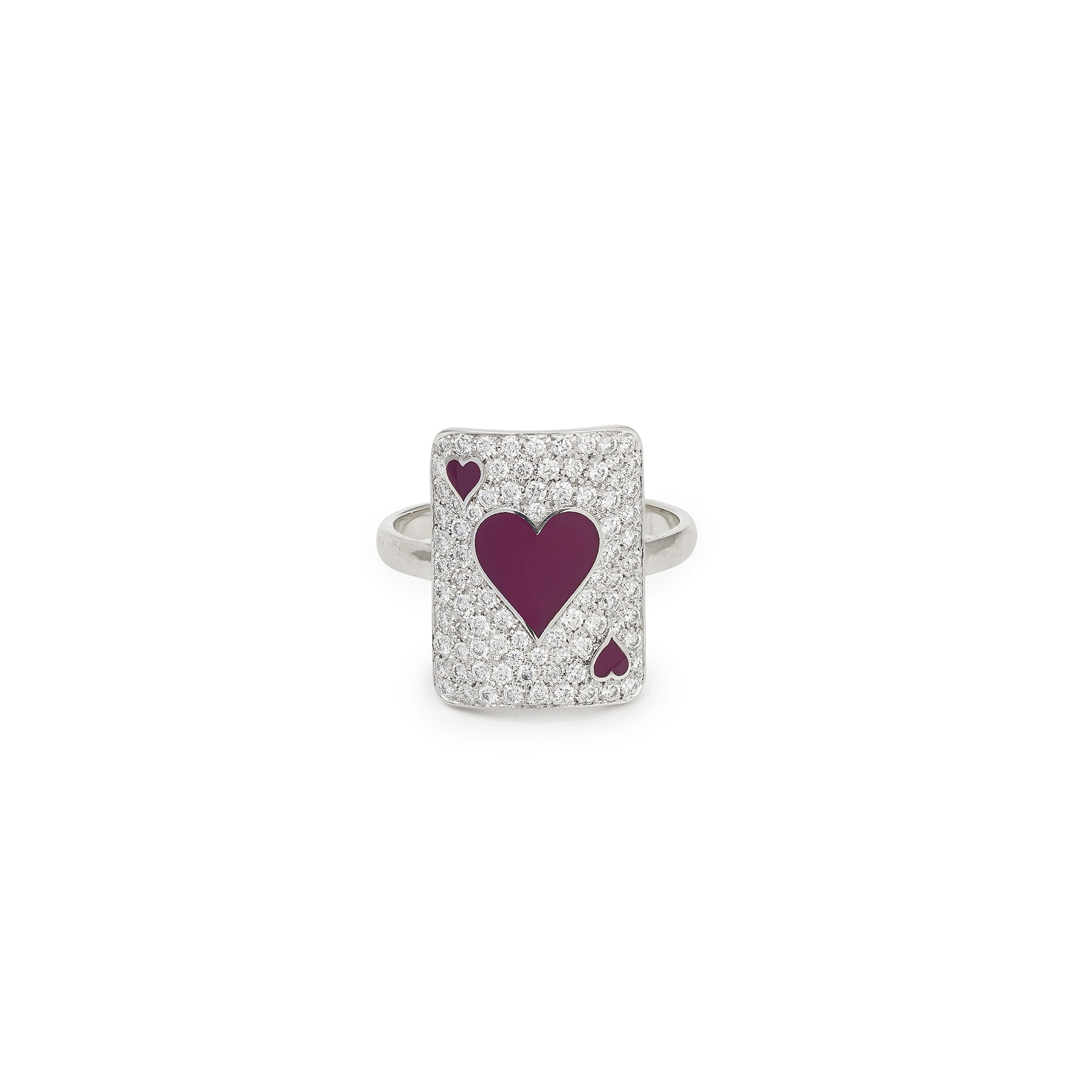 Pinky Lovely Heart Ring Silver