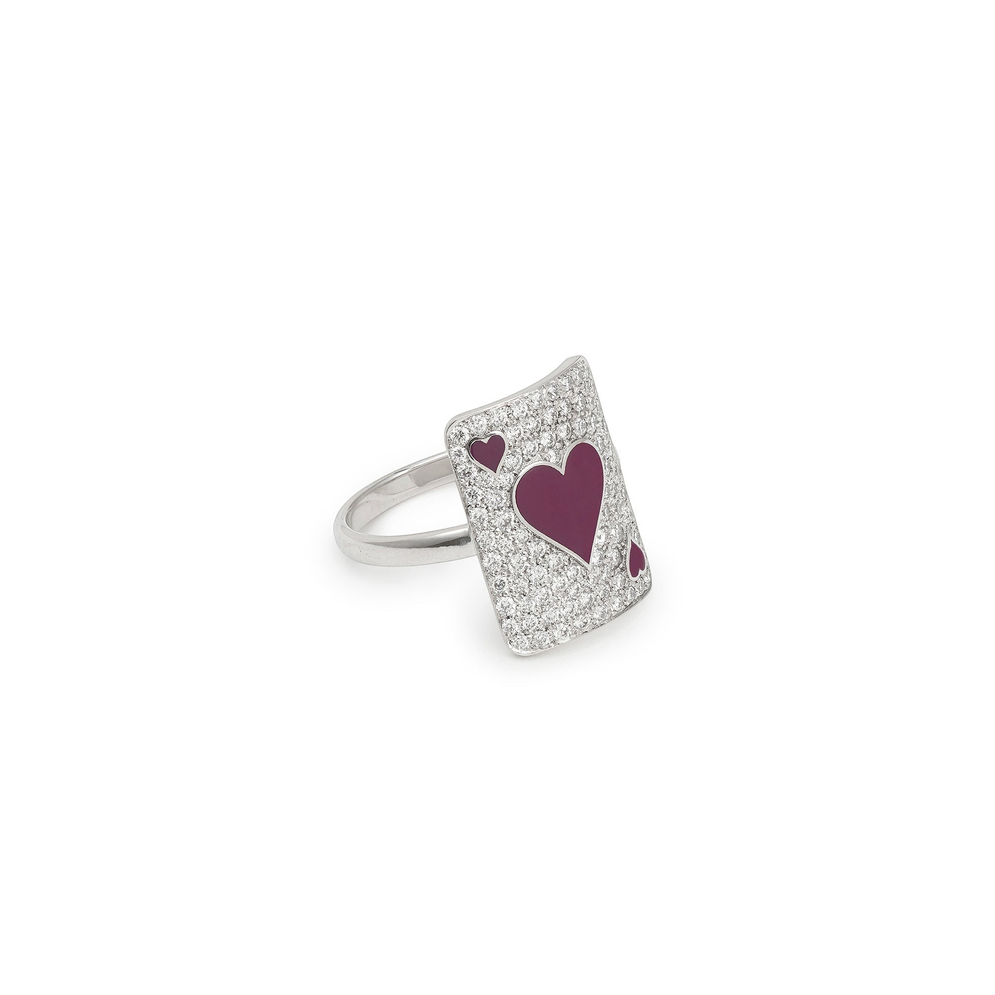 Pinky Lovely Soul Ring White Gold