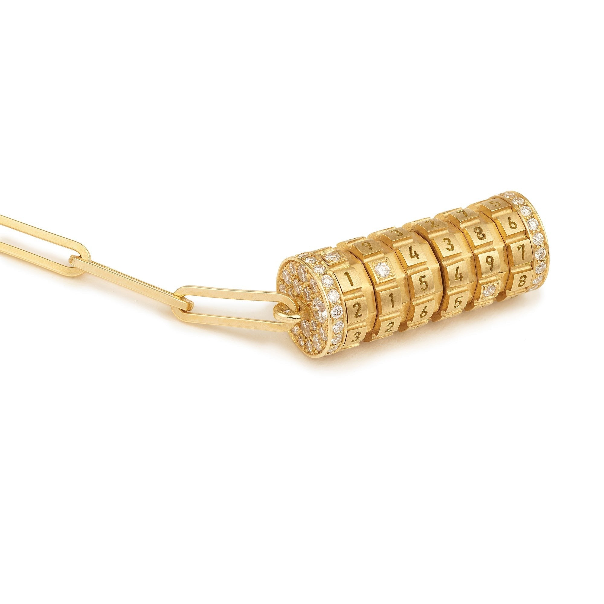 Necklace Numbers Yellow Gold