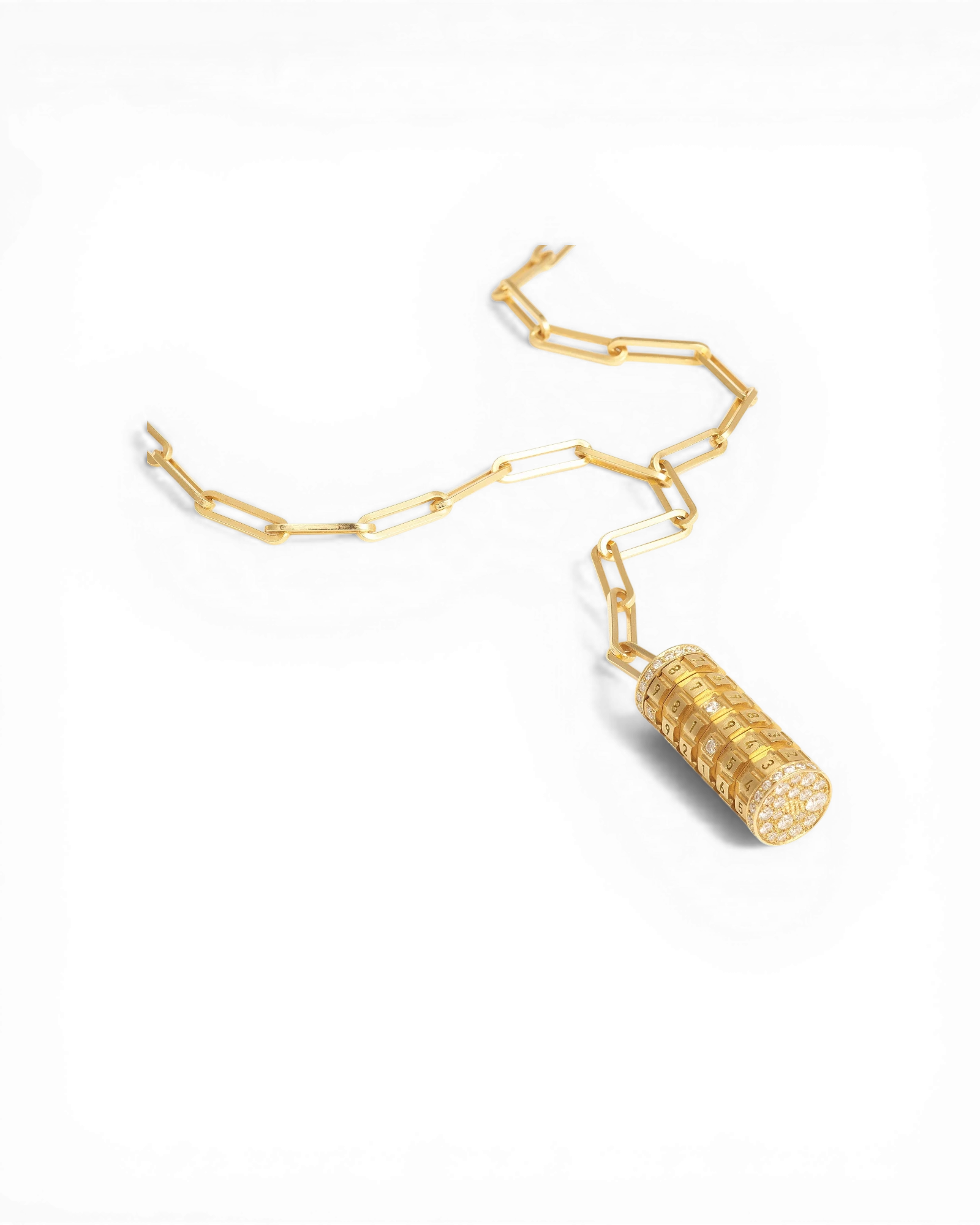 Necklace Numbers Yellow Gold