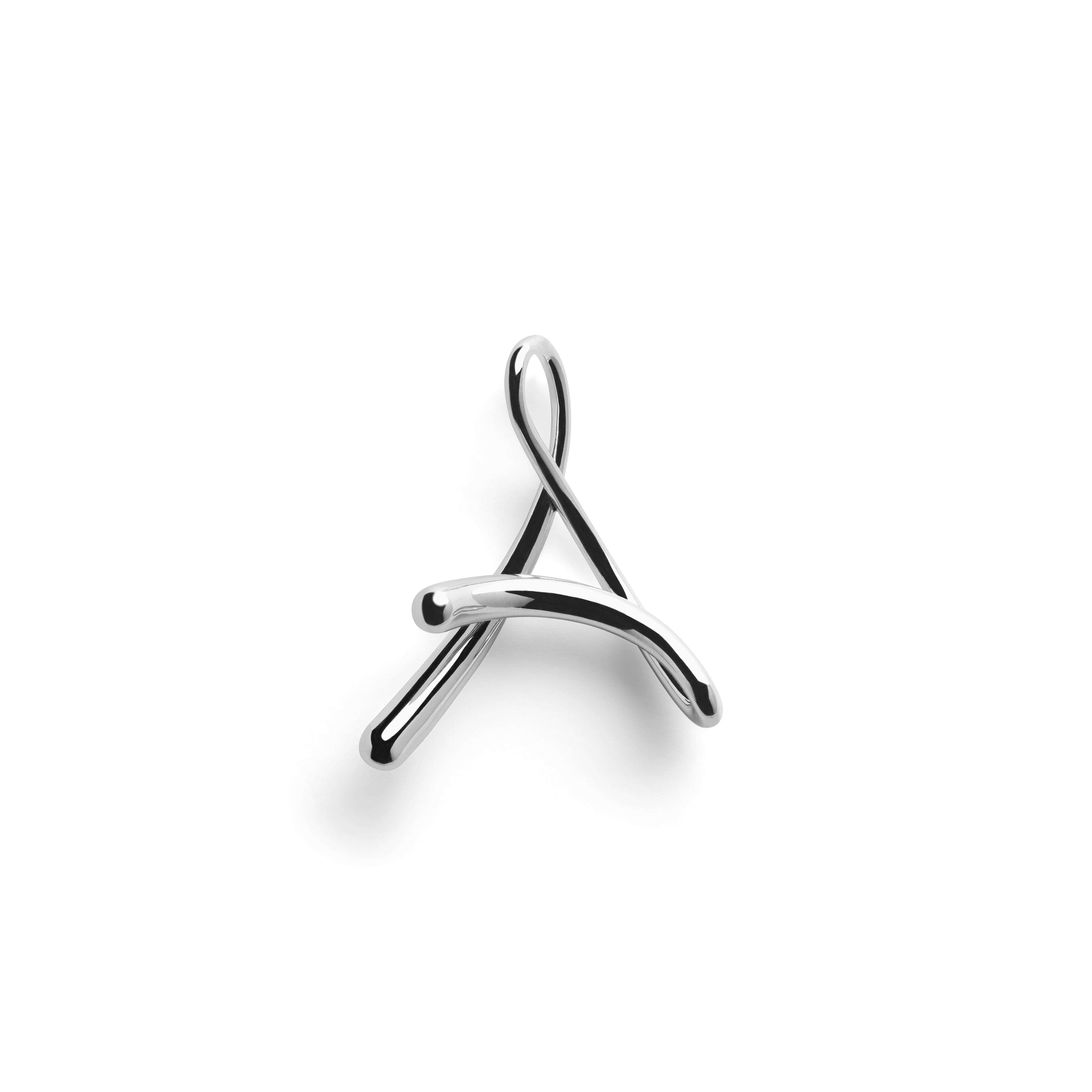 Round Letter Chain Dark Brown