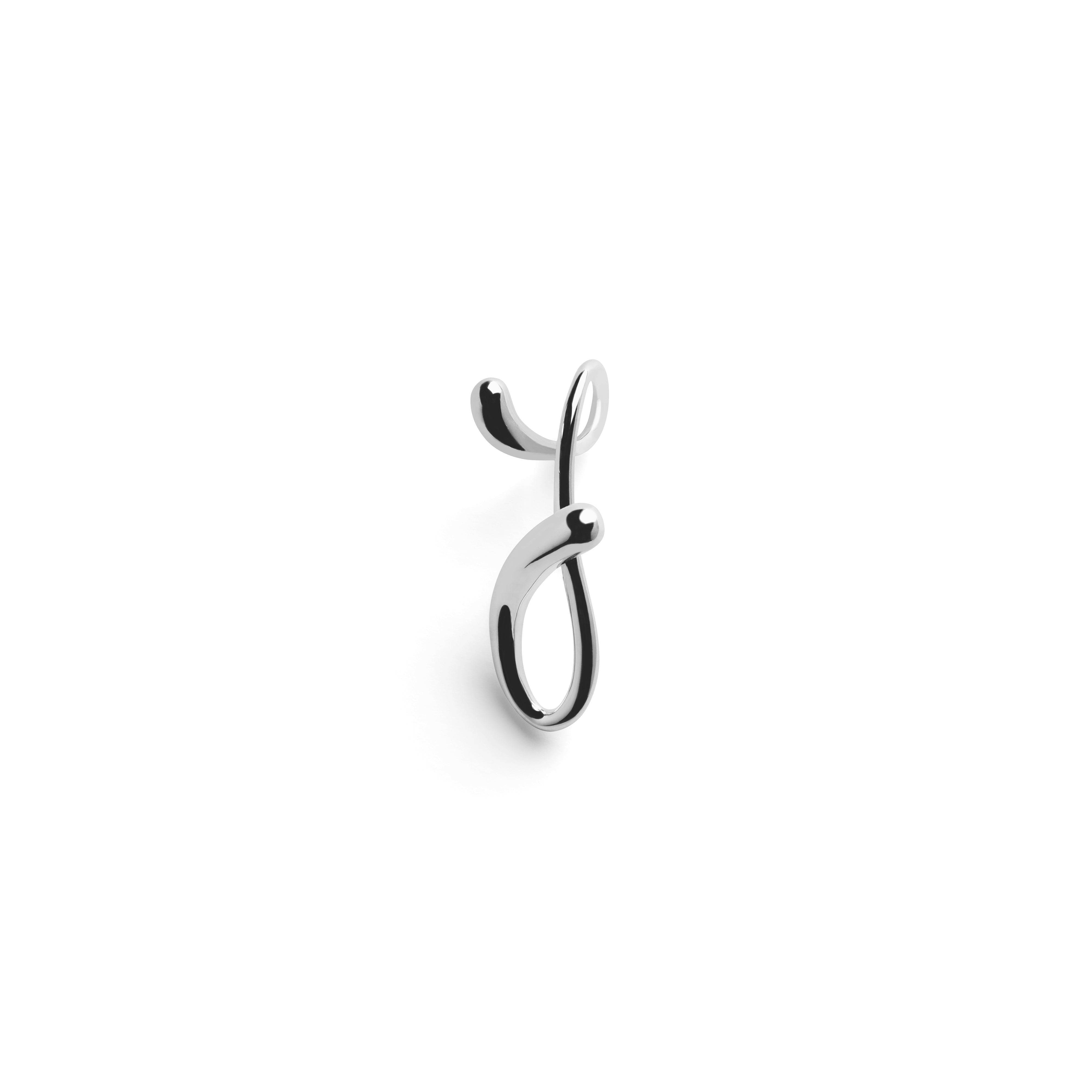 Round Letter Chain Dark Brown