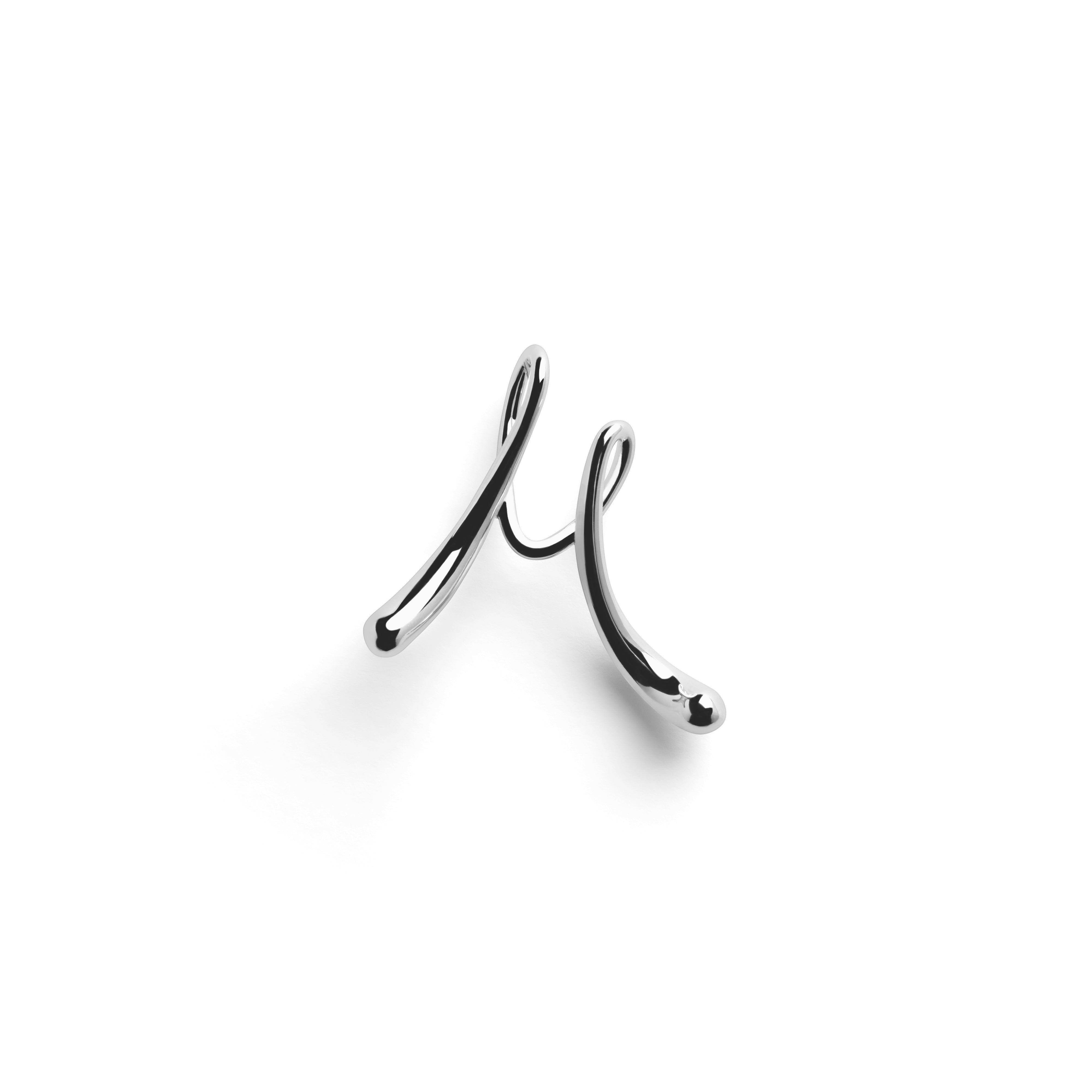 Round Letter Chain Dark Brown