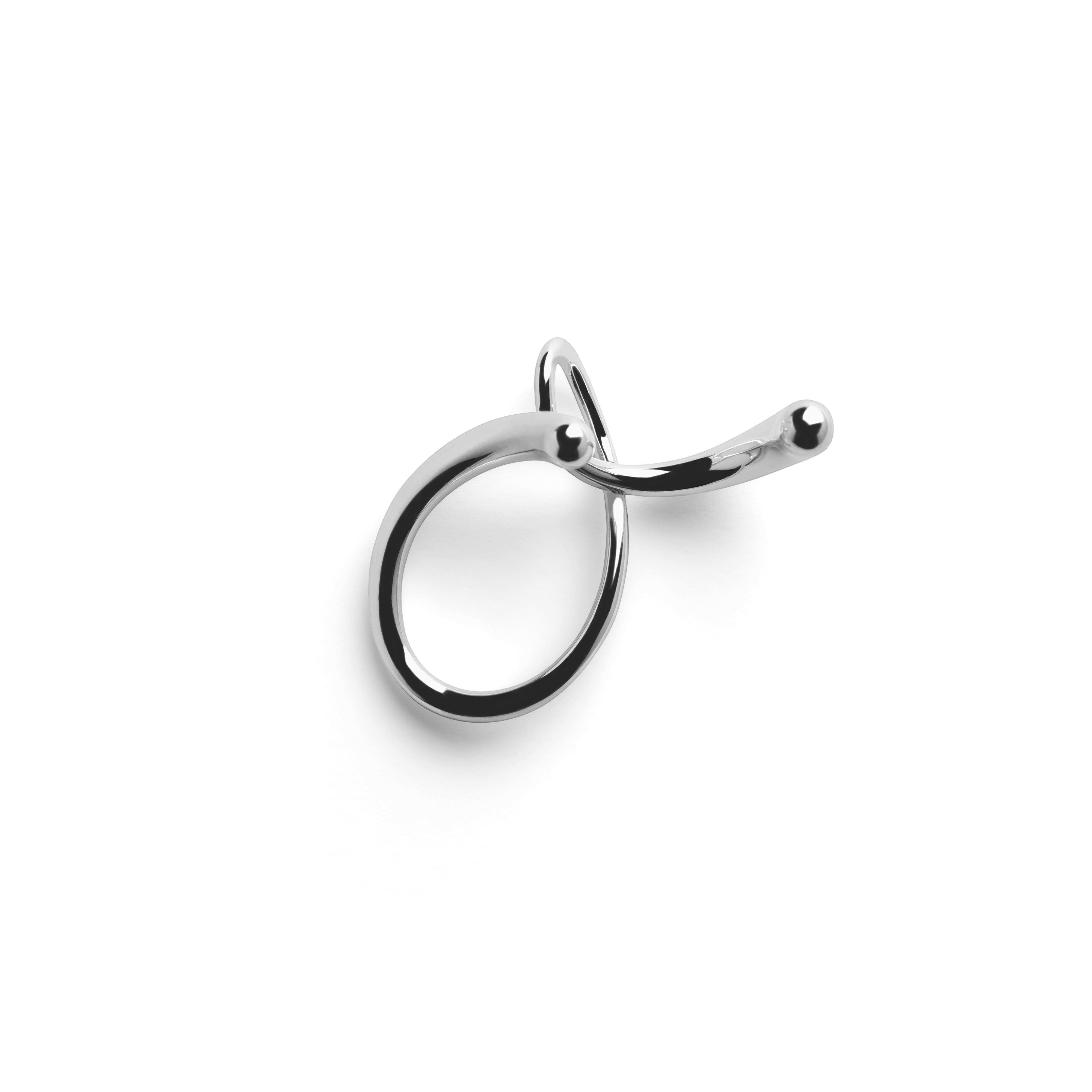 Round Letter Chain Beige