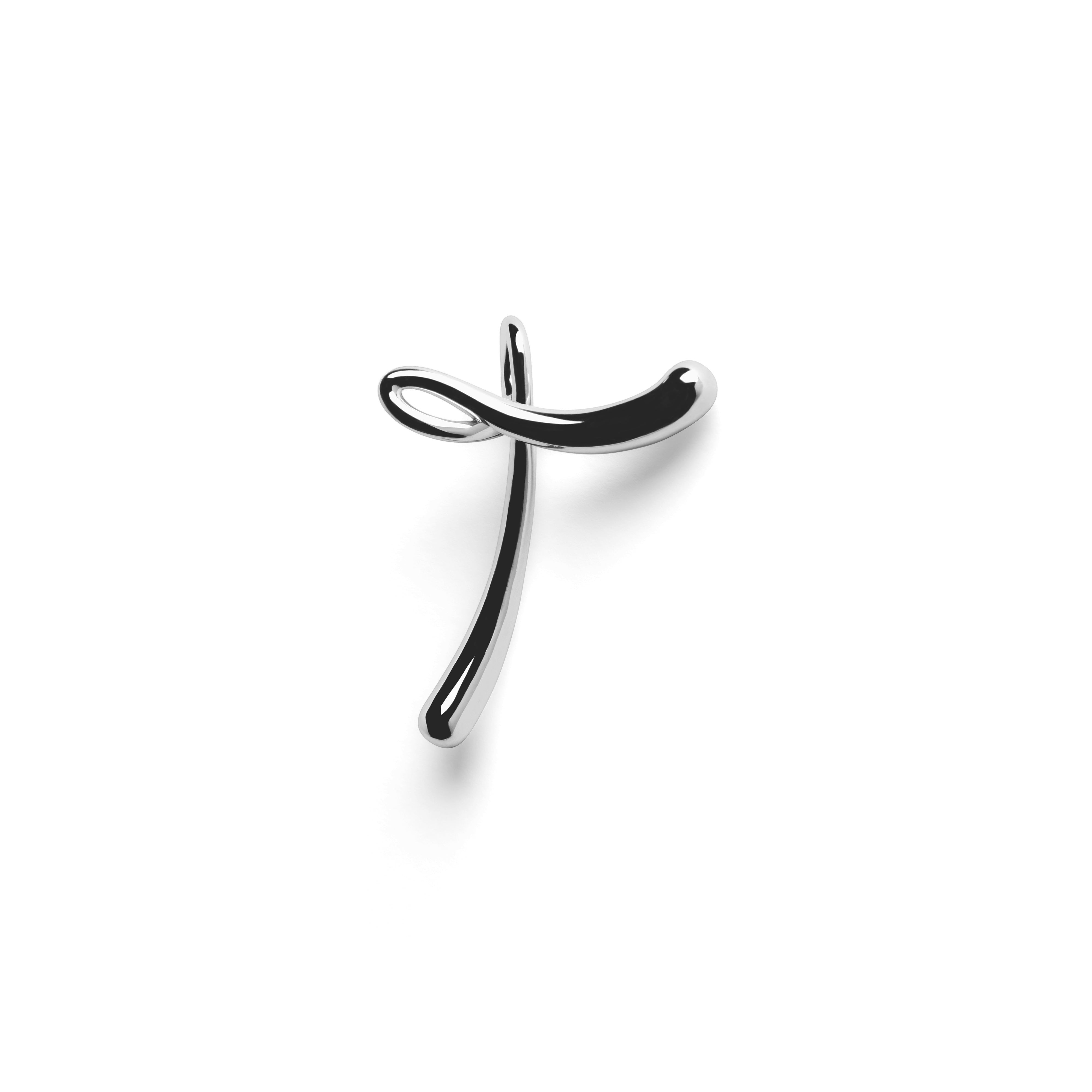 Round Letter Chain Dark Brown