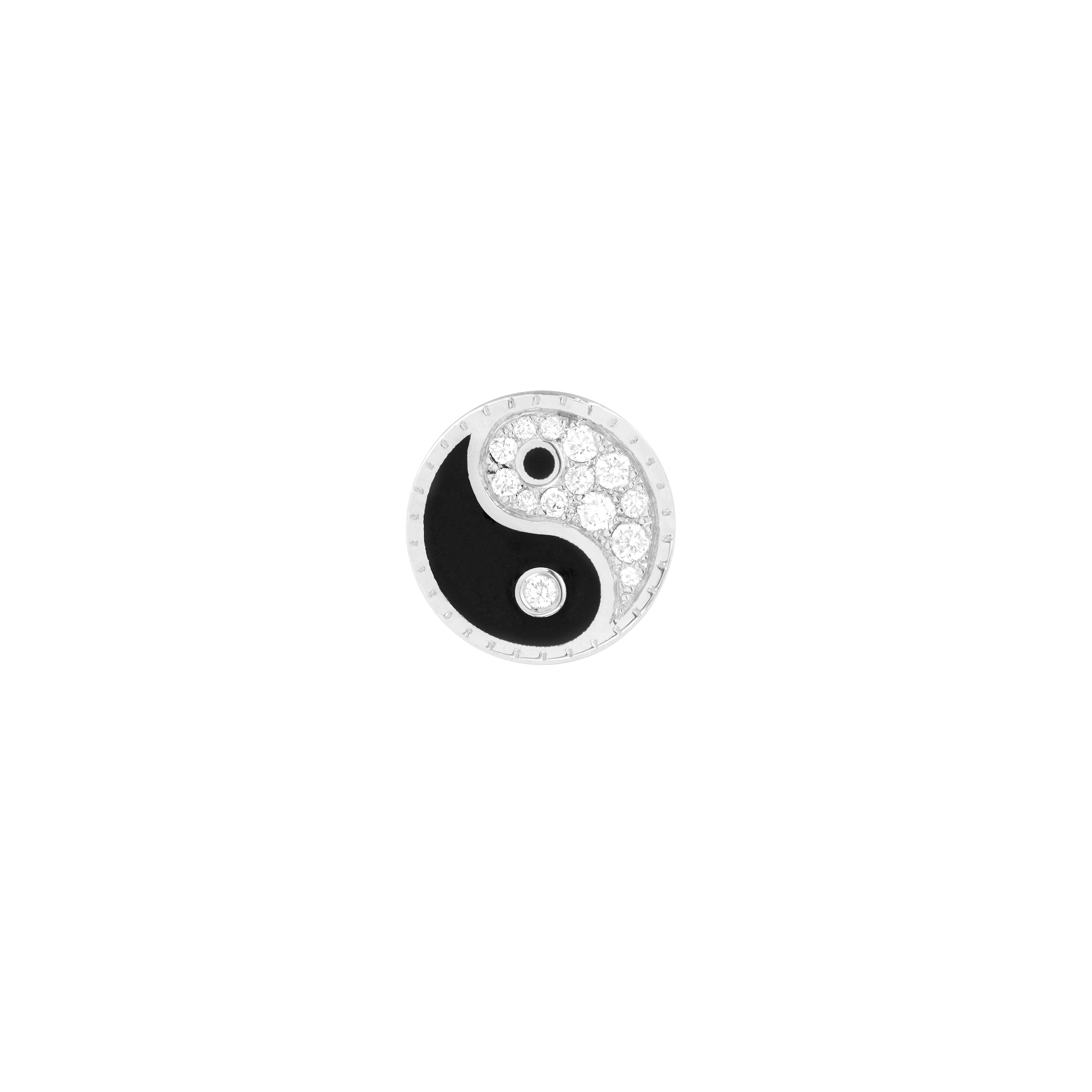 Ying Yang Earring Silver