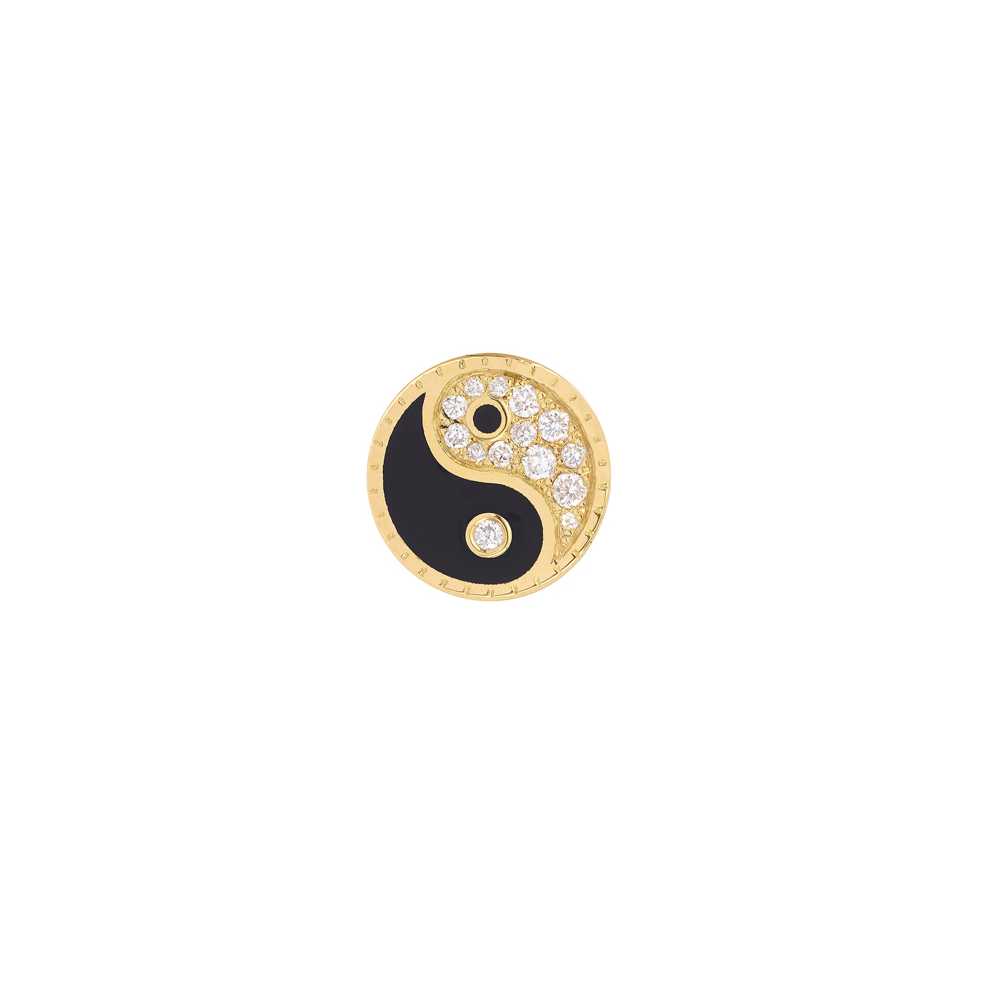 Yin Yang Earring Gold